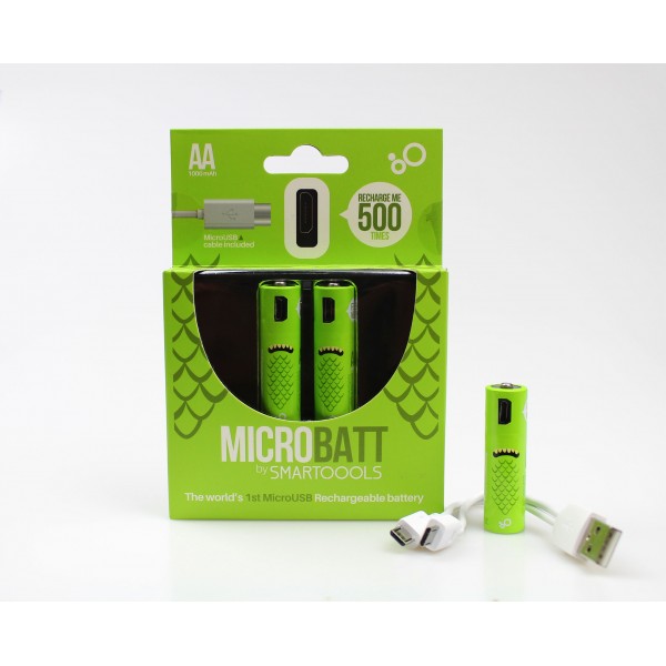 Baterie Paluszki micro USB AA2 1000mAh