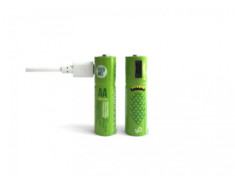 Baterie Paluszki micro USB AA2 1000mAh