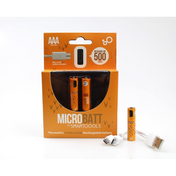 Baterie Paluszki micro USB AAA2 450mAh